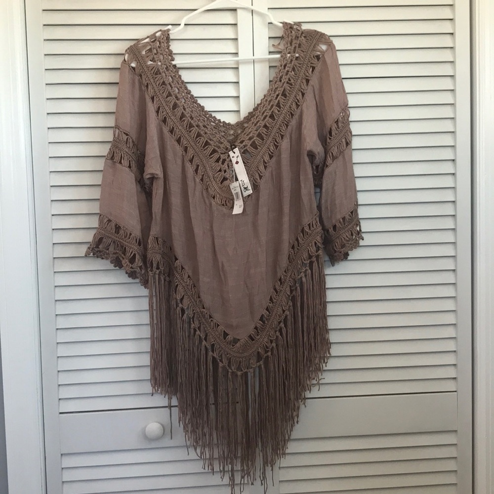 Crotchet with Fringe Top